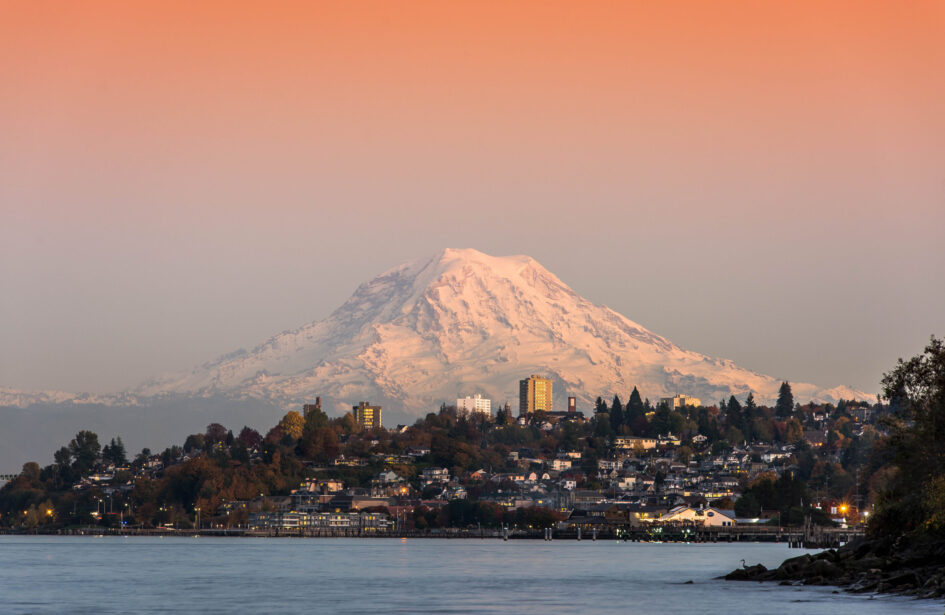 Mt.Rainier view from Tacoma, WA